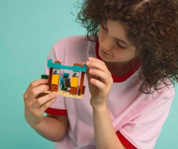 Детски комплект за игра LEGO® Minecraft™ 21267 – Пустинният патрул на злобарите