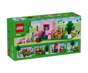 Детски комплект за игра LEGO® Minecraft™ 21268 – Къщата на прасенцето