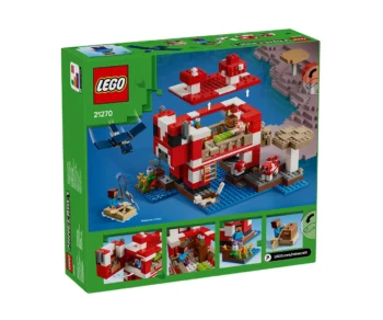 Детски комплект за игра LEGO® Minecraft™ 21270 – Къщата на Муухоморка
