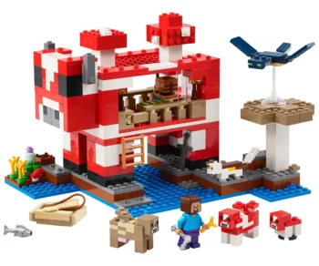 Детски комплект за игра LEGO® Minecraft™ 21270 – Къщата на Муухоморка
