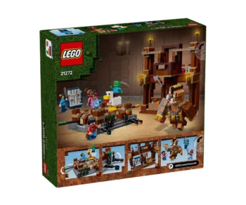 Детски комплект за игра LEGO® Minecraft® 21272 – Боен ринг в Горското име
