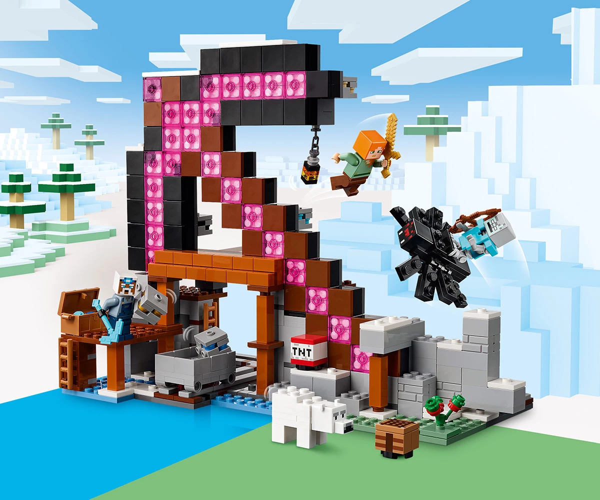 Детски комплект за игра LEGO® Minecraft® 21277 - Мина-кирка thumb 14 LEGO® Minecraft® 21277 - The Pickaxe Mine thumb 14