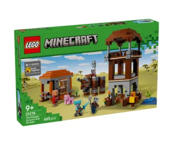 Детски комплект за игра LEGO® Minecraft® 21278 – Кулата на грабителите и Опустошителя