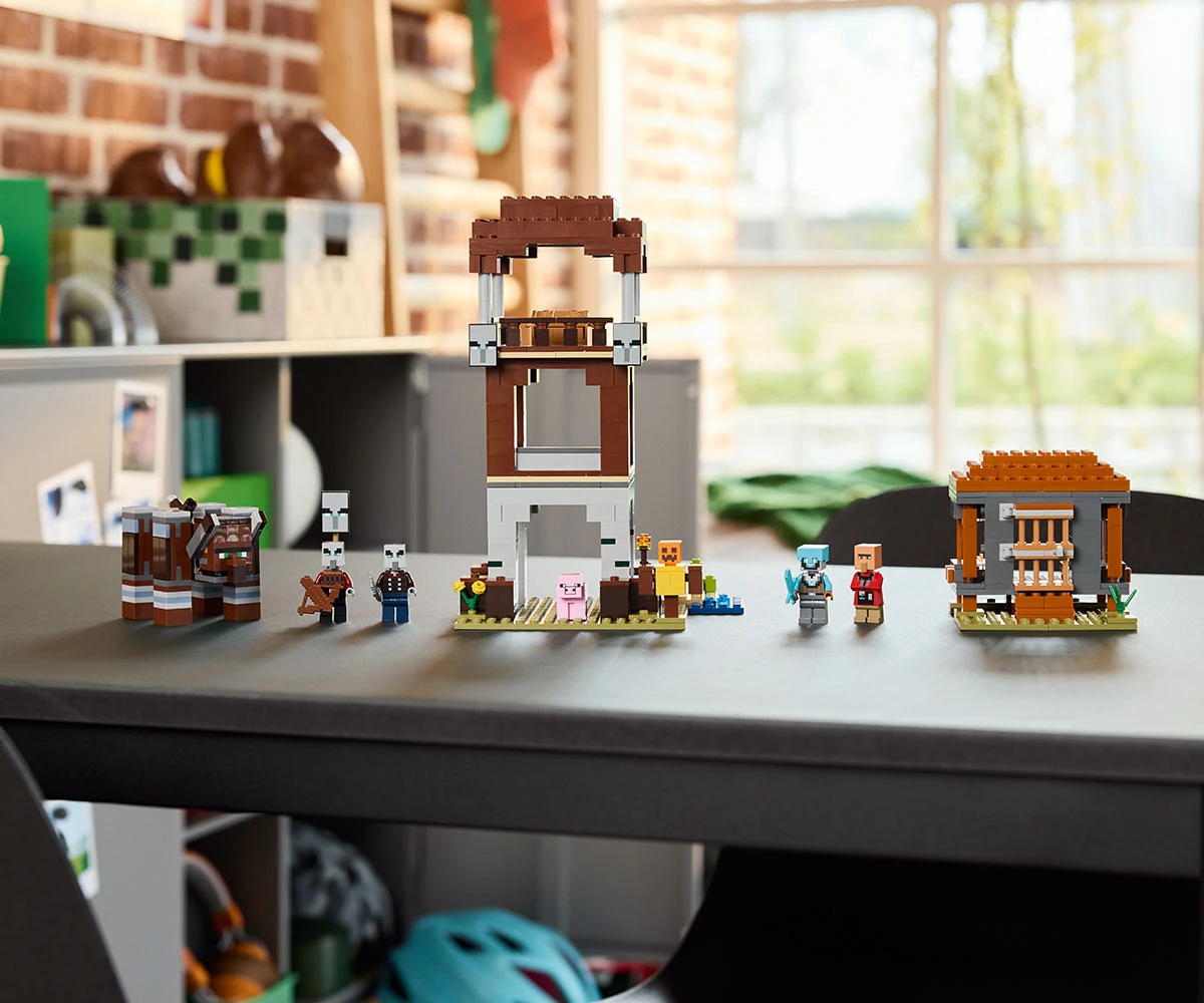 Детски комплект за игра LEGO® Minecraft® 21278 - Кулата на грабителите и Опустошителя thumb 11 LEGO® Minecraft® 21278 - The Pillager Outpost and Ravager thumb 11