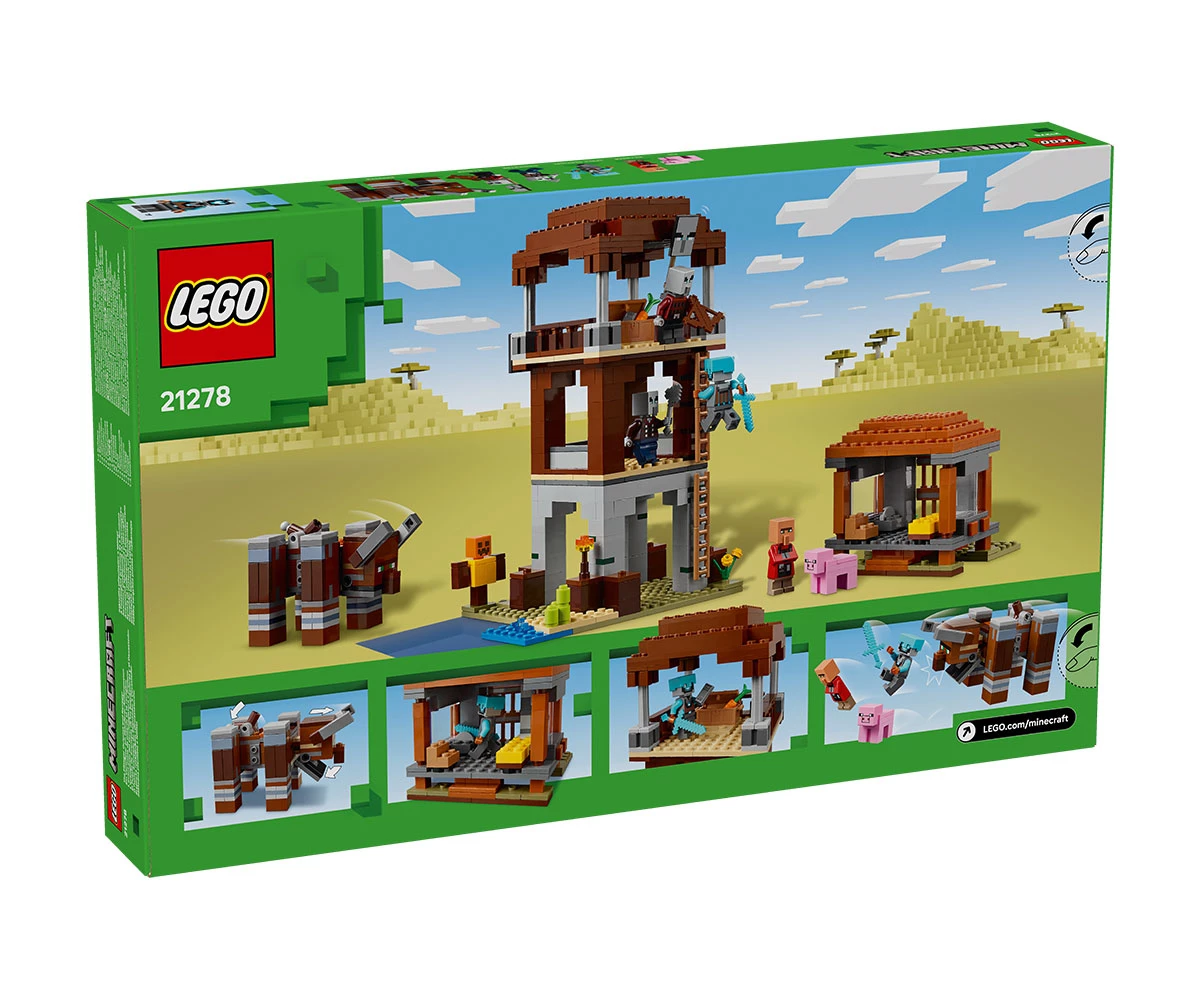Детски комплект за игра LEGO® Minecraft® 21278 - Кулата на грабителите и Опустошителя thumb 2 LEGO® Minecraft® 21278 - The Pillager Outpost and Ravager thumb 2
