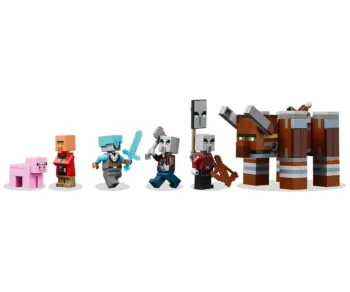 Детски комплект за игра LEGO® Minecraft® 21278 – Кулата на грабителите и Опустошителя