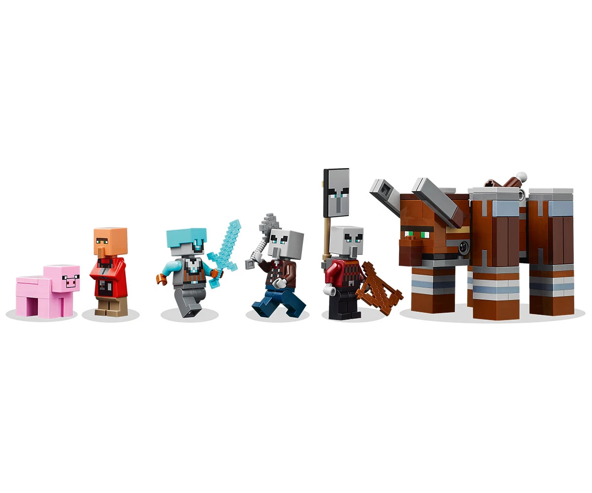 Детски комплект за игра LEGO® Minecraft® 21278 - Кулата на грабителите и Опустошителя thumb 4 LEGO® Minecraft® 21278 - The Pillager Outpost and Ravager thumb 4