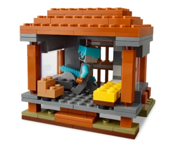 Детски комплект за игра LEGO® Minecraft® 21278 – Кулата на грабителите и Опустошителя