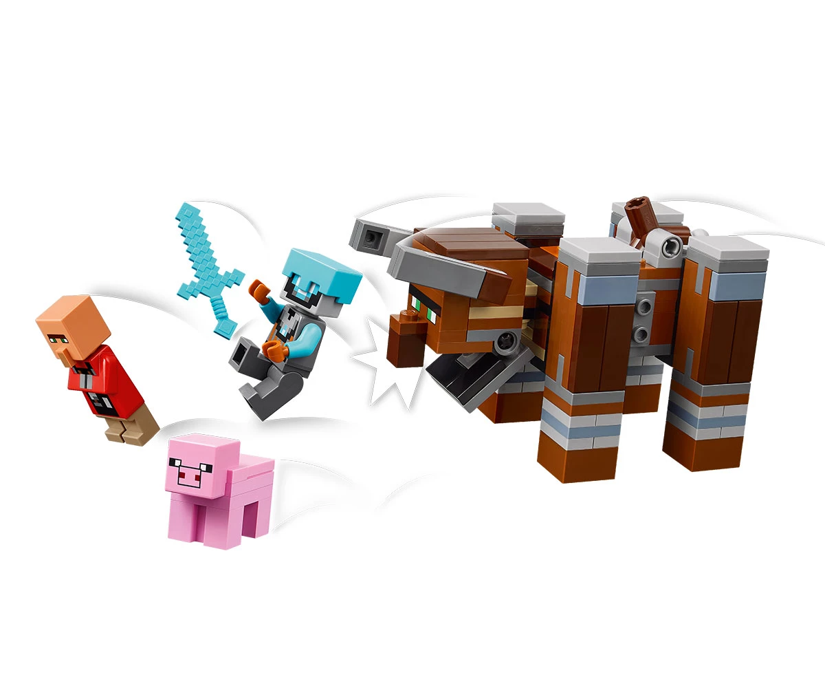 Детски комплект за игра LEGO® Minecraft® 21278 - Кулата на грабителите и Опустошителя thumb 7 LEGO® Minecraft® 21278 - The Pillager Outpost and Ravager thumb 7
