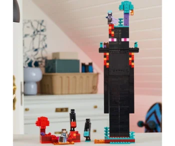 Детски комплект за игра LEGO® Minecraft® 21279 – Кулата на Ендърмен