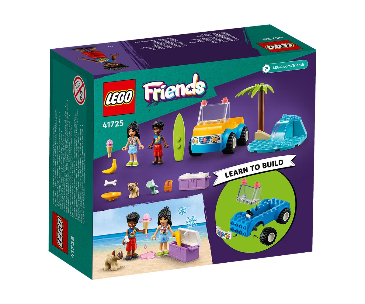 Детски комплект за игра LEGO® Friends 41725 - Забавления с плажно бъги thumb 2 Конструктор ЛЕГО Friends 41725 thumb 2