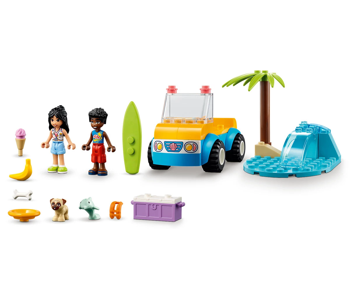 Детски комплект за игра LEGO® Friends 41725 - Забавления с плажно бъги thumb 4 Конструктор ЛЕГО Friends 41725 thumb 4