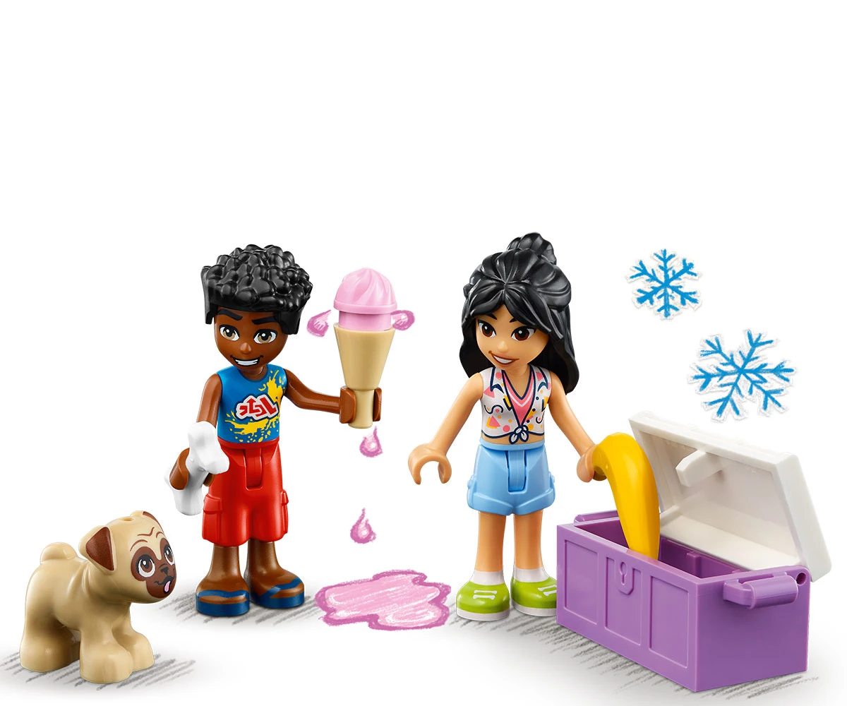 Детски комплект за игра LEGO® Friends 41725 - Забавления с плажно бъги thumb 5 Конструктор ЛЕГО Friends 41725 thumb 5