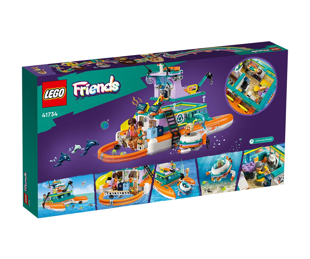 Детски комплект за игра LEGO® Friends 41734 - Морска спасителна лодка thumb 2 Конструктор ЛЕГО Friends 41734 thumb 2
