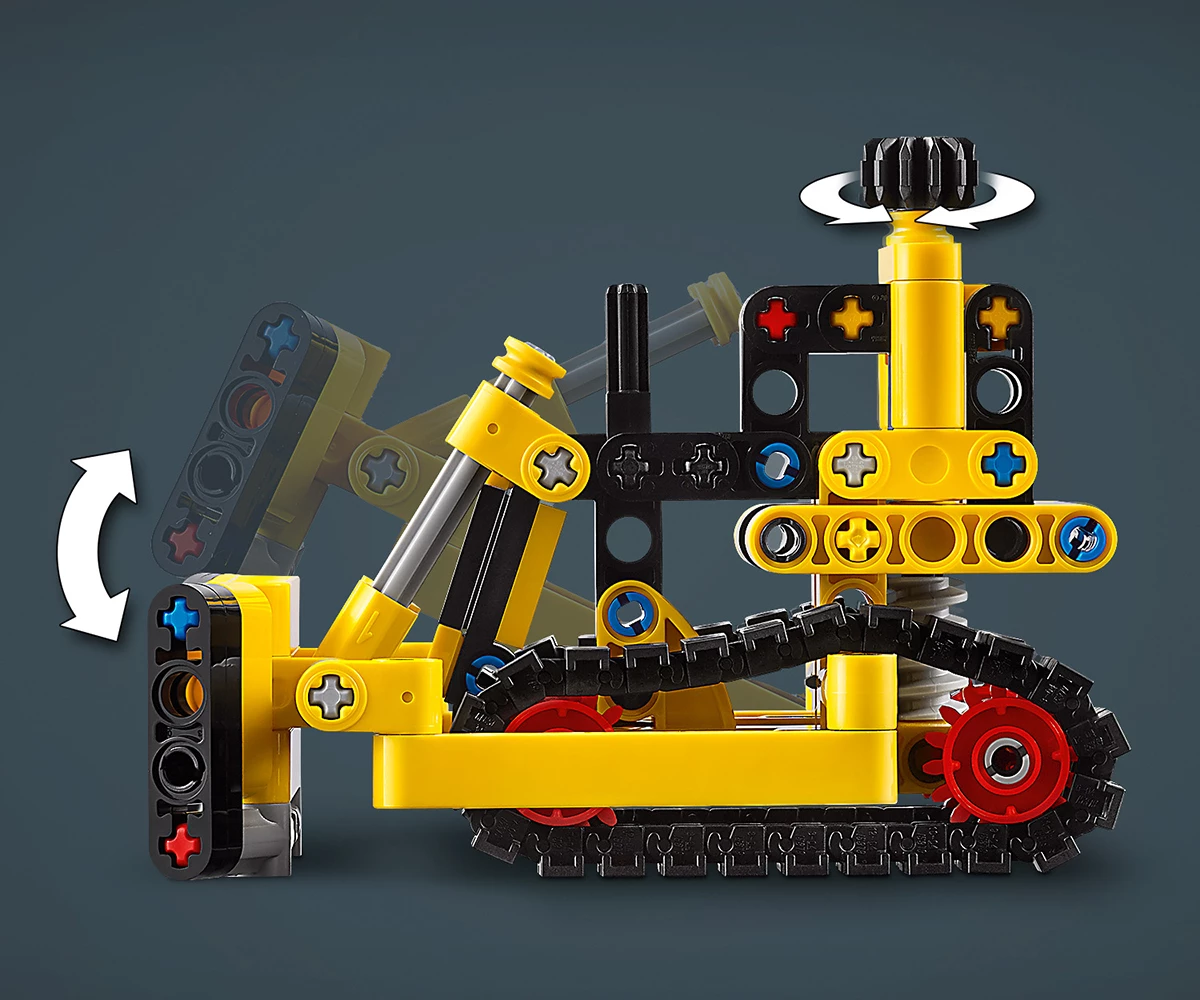 Детски комплект за игра LEGO® Technic 42163 - Тежък булдозер thumb 7 Конструктор ЛЕГО Technic 42163 thumb 7