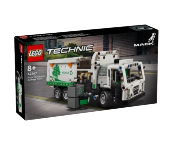 Детски комплект за игра LEGO® Technic 42167 – Боклукчийски камион Mack® LR Electric