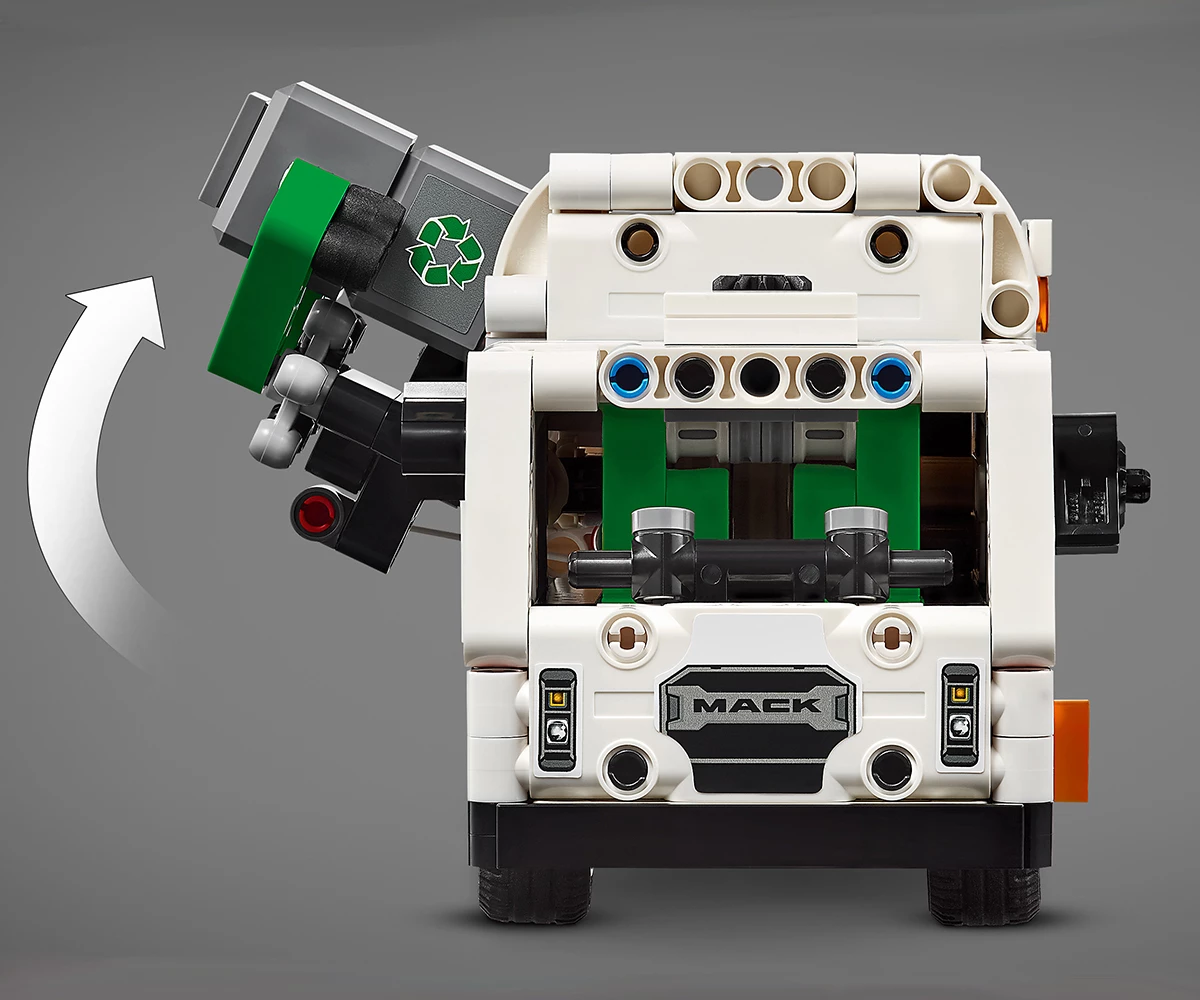 Детски комплект за игра LEGO® Technic 42167 - Боклукчийски камион Mack® LR Electric thumb 7 Конструктор ЛЕГО Technic 42167 thumb 7