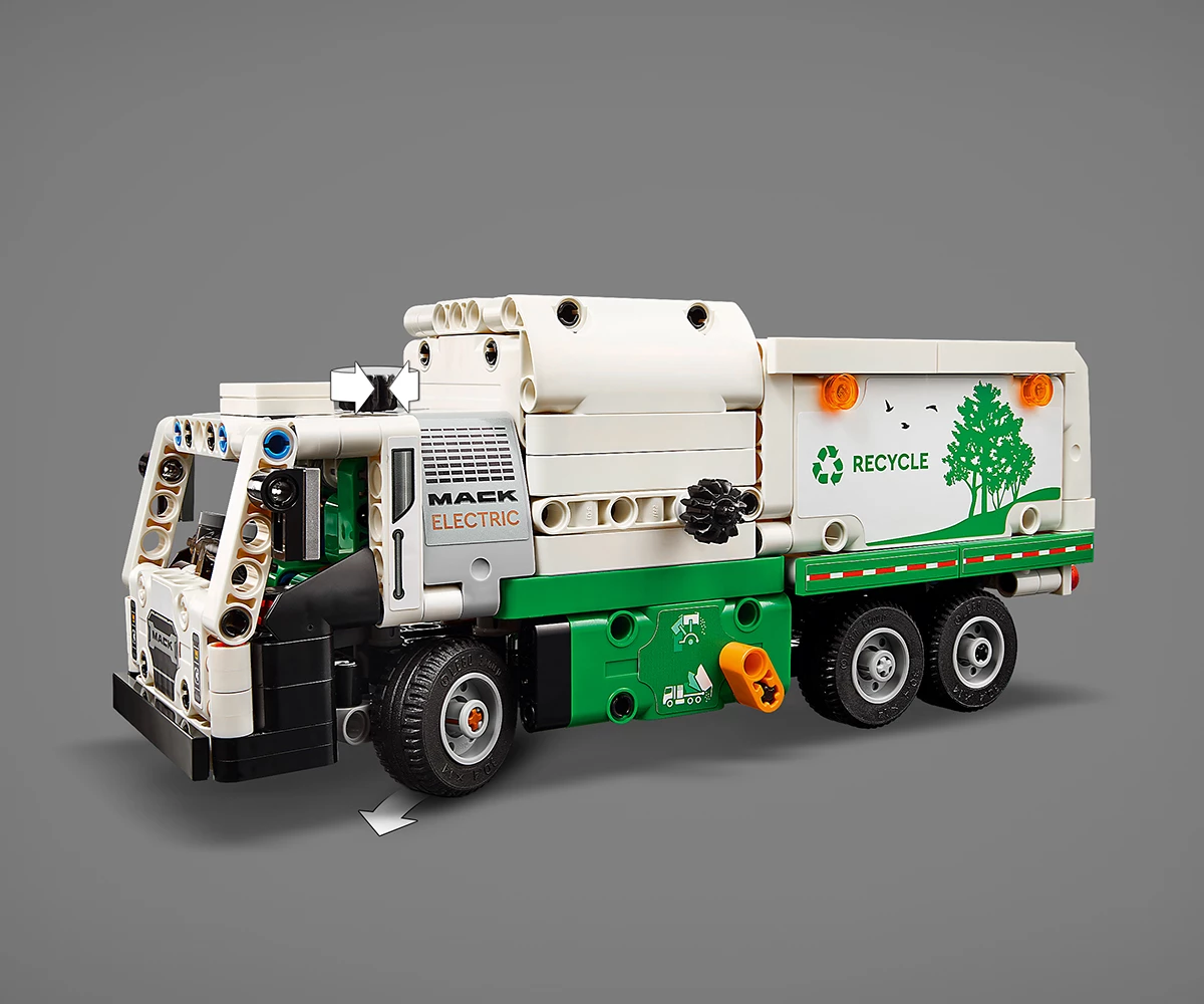 Детски комплект за игра LEGO® Technic 42167 - Боклукчийски камион Mack® LR Electric thumb 8 Конструктор ЛЕГО Technic 42167 thumb 8