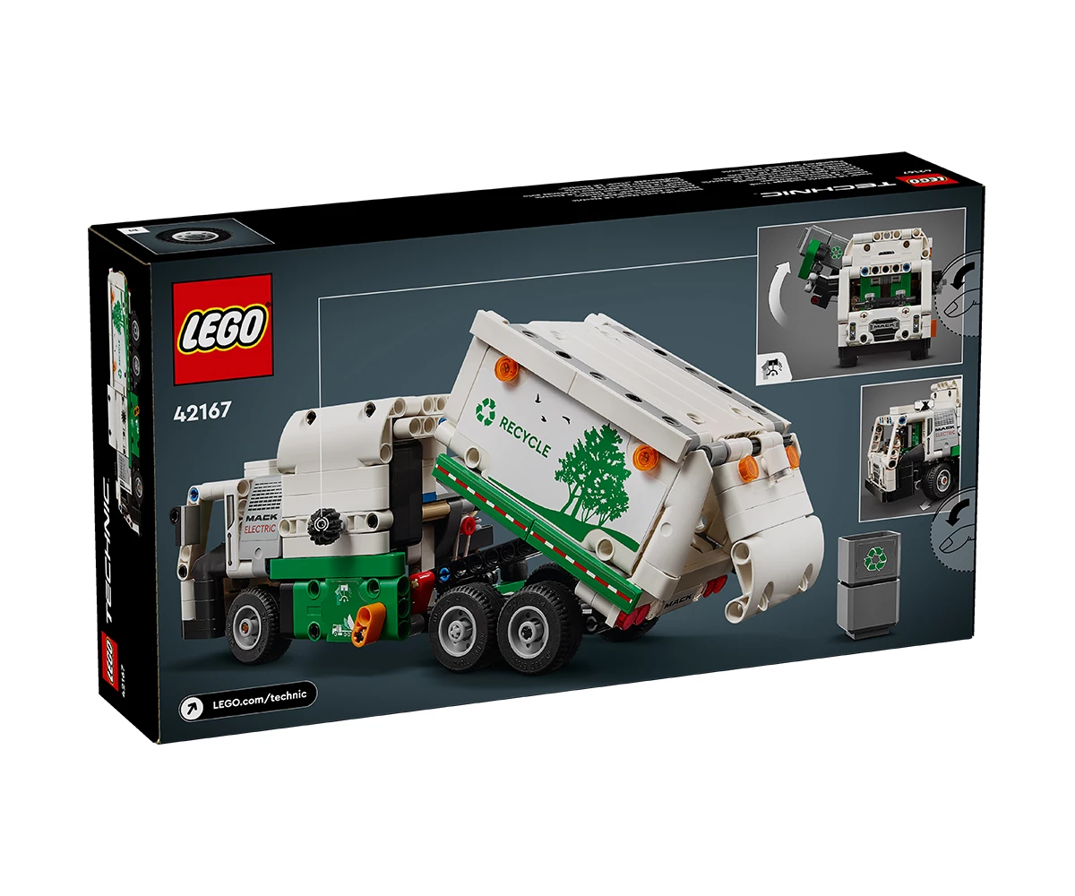 Детски комплект за игра LEGO® Technic 42167 - Боклукчийски камион Mack® LR Electric thumb 2 Конструктор ЛЕГО Technic 42167 thumb 2