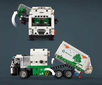 Детски комплект за игра LEGO® Technic 42167 – Боклукчийски камион Mack® LR Electric