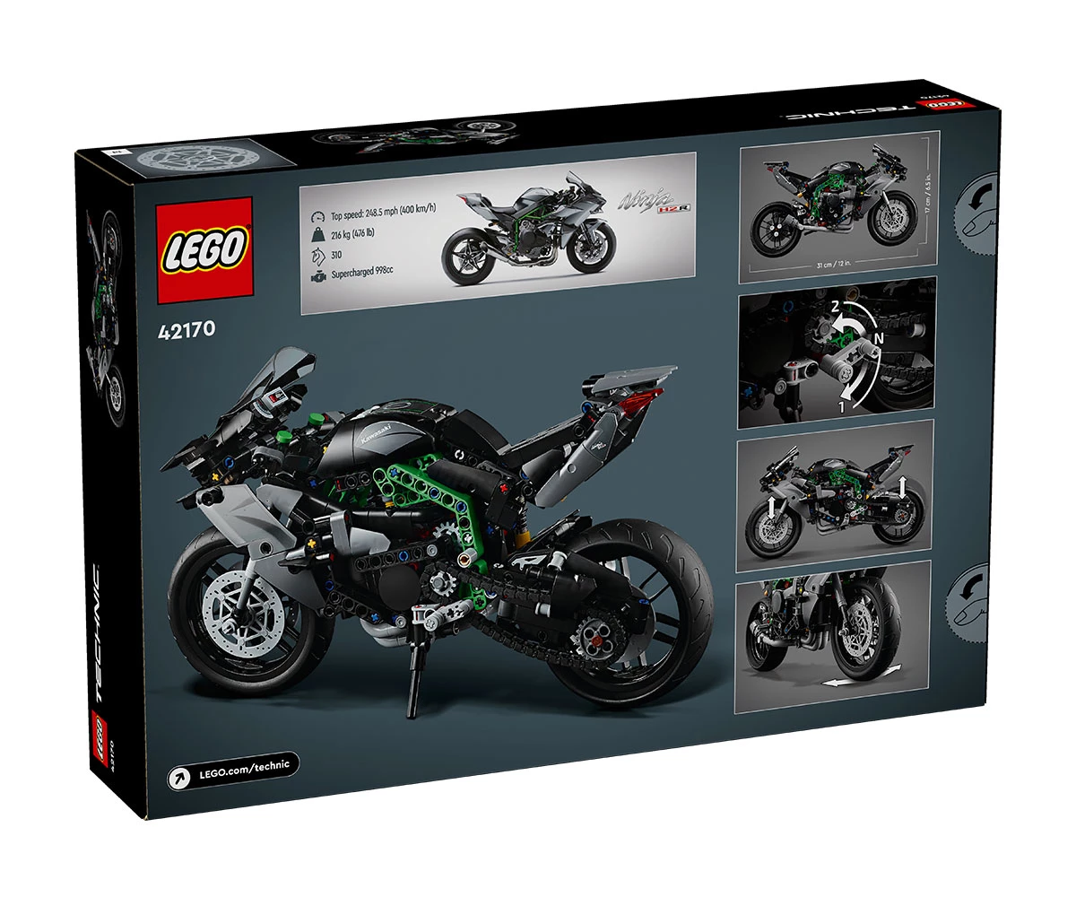 Детски комплект за игра конструктор LEGO® Technic 42170 - Мотоциклет Kawasaki Ninja H2R thumb 2 Конструктор ЛЕГО Technic 42170 thumb 2