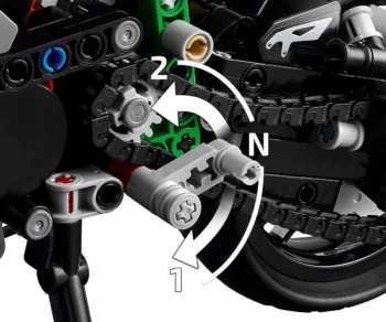 Детски комплект за игра конструктор LEGO® Technic 42170 – Мотоциклет Kawasaki Ninja H2R