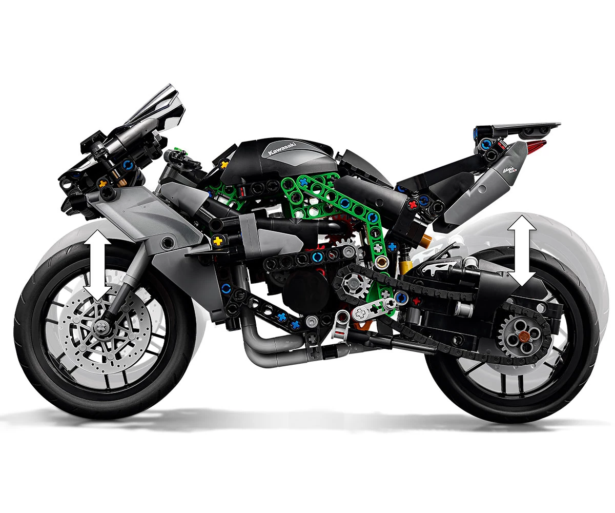 Детски комплект за игра конструктор LEGO® Technic 42170 - Мотоциклет Kawasaki Ninja H2R thumb 8 Конструктор ЛЕГО Technic 42170 thumb 8