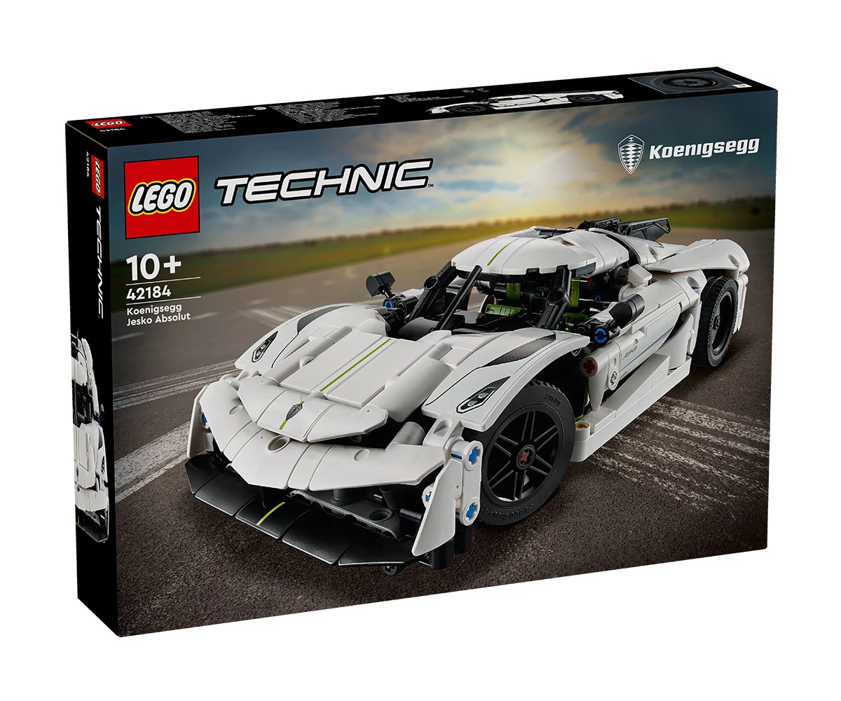Детски комплект за игра LEGO® Technic 42184 - Бяла хиперкола Koenigsegg Jesko Absolut LEGO® Technic 42184 - Koenigsegg Jesko Absolut White Hypercar