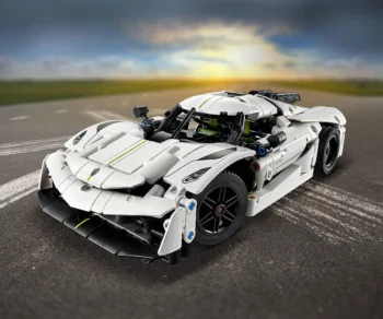 Детски комплект за игра LEGO® Technic 42184 – Бяла хиперкола Koenigsegg Jesko Absolut
