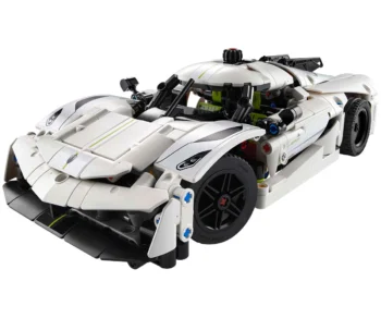 Детски комплект за игра LEGO® Technic 42184 – Бяла хиперкола Koenigsegg Jesko Absolut