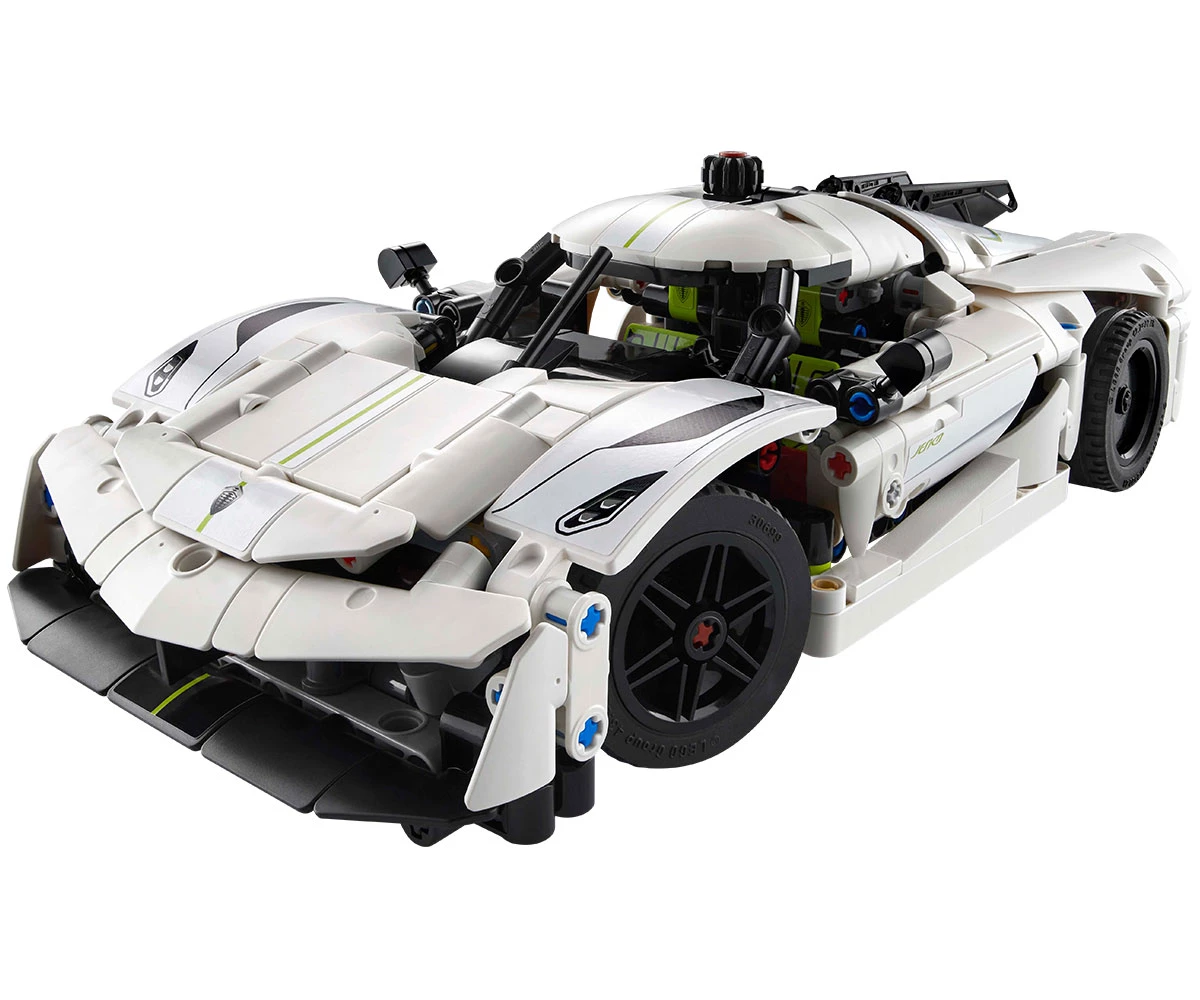 Детски комплект за игра LEGO® Technic 42184 - Бяла хиперкола Koenigsegg Jesko Absolut thumb 3 LEGO® Technic 42184 - Koenigsegg Jesko Absolut White Hypercar thumb 3