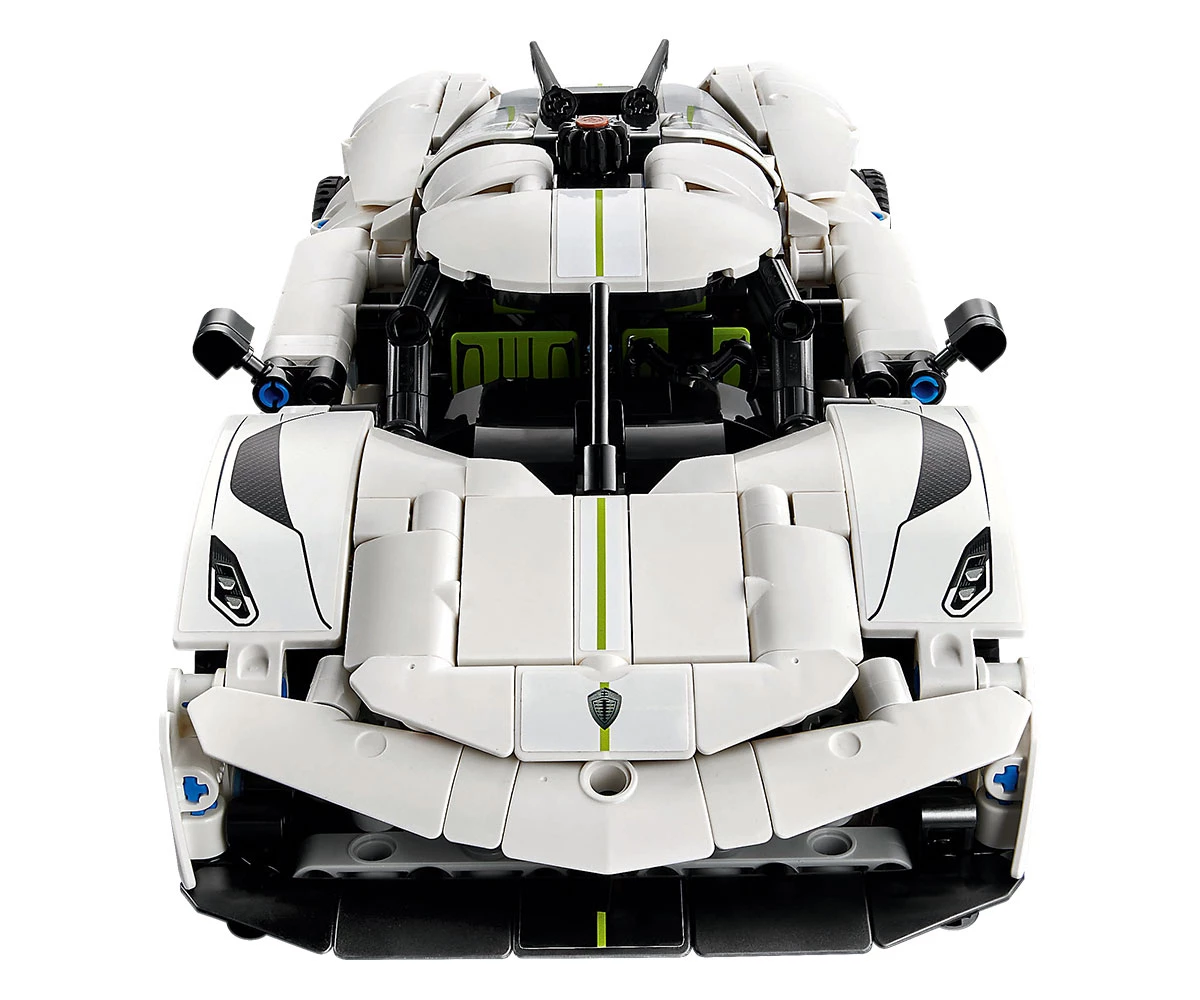 Детски комплект за игра LEGO® Technic 42184 - Бяла хиперкола Koenigsegg Jesko Absolut thumb 5 LEGO® Technic 42184 - Koenigsegg Jesko Absolut White Hypercar thumb 5