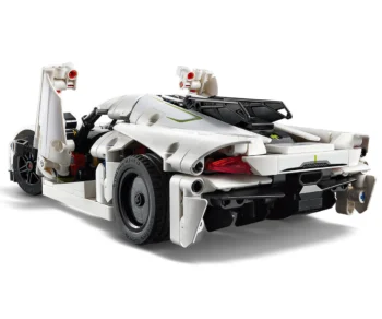 Детски комплект за игра LEGO® Technic 42184 – Бяла хиперкола Koenigsegg Jesko Absolut
