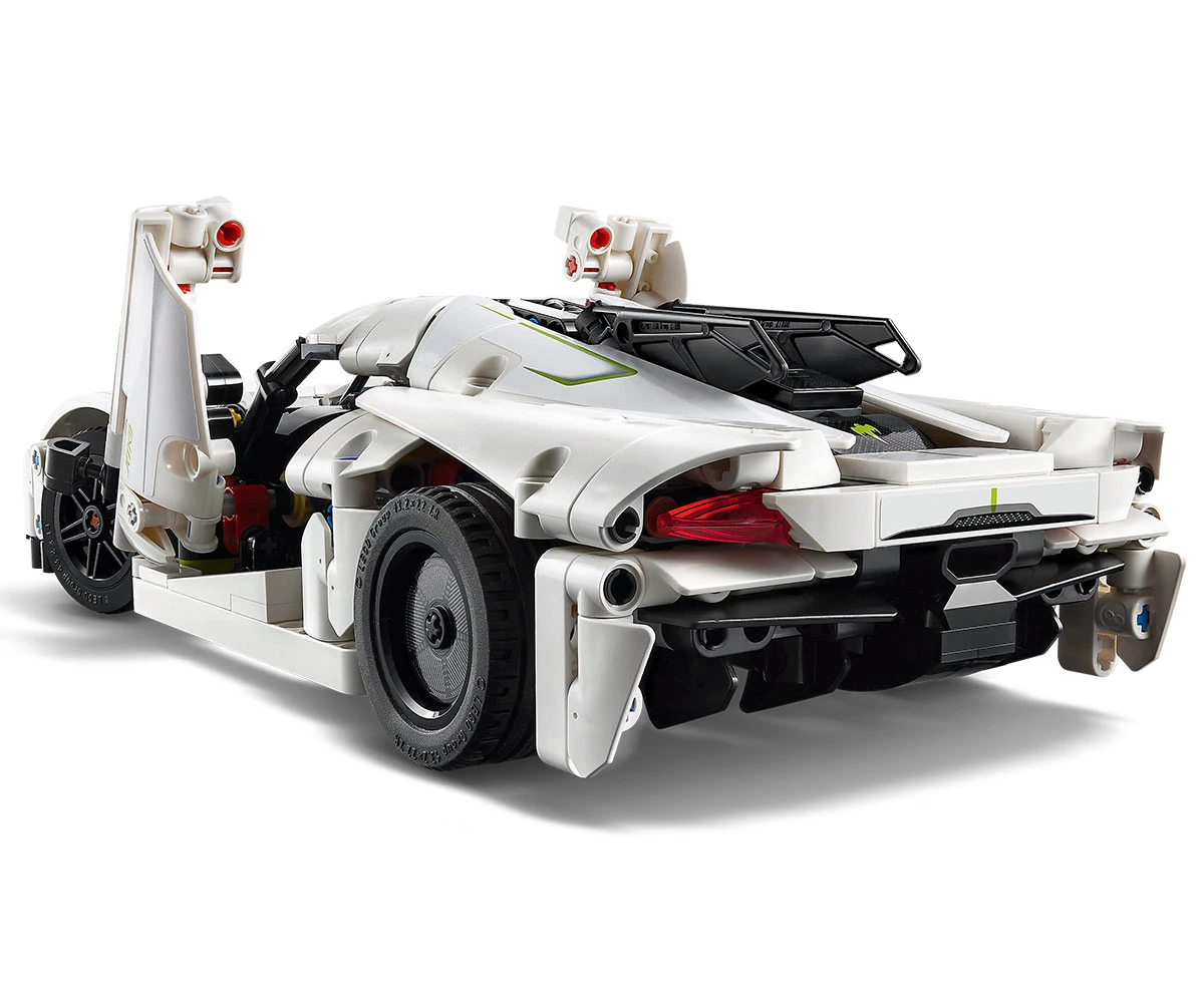 Детски комплект за игра LEGO® Technic 42184 - Бяла хиперкола Koenigsegg Jesko Absolut thumb 6 LEGO® Technic 42184 - Koenigsegg Jesko Absolut White Hypercar thumb 6