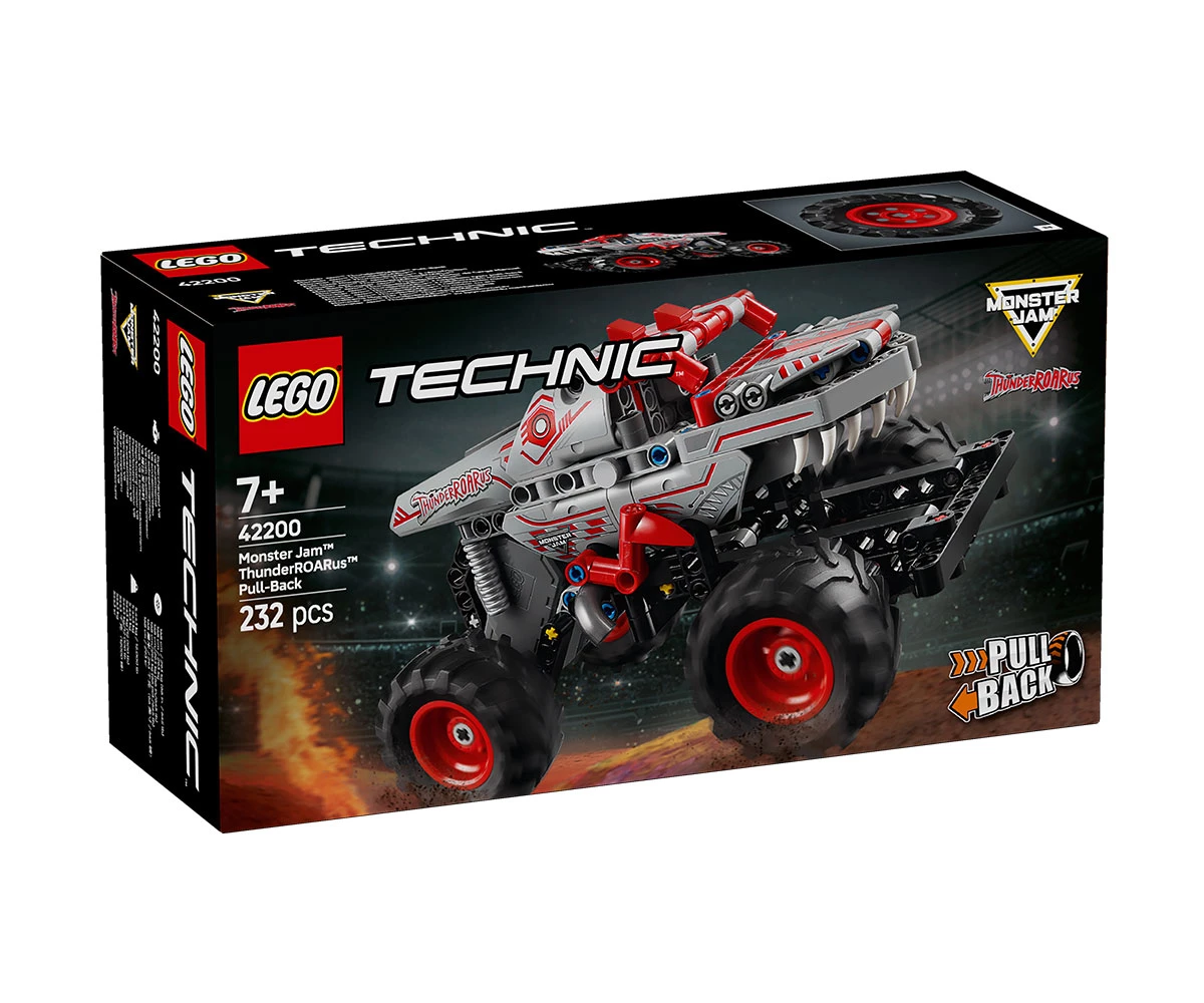 Детски комплект за игра LEGO® Technic 42200 - Monster Jam™ Thunderroarus™ с издърпване Конструктор ЛЕГО Technic 42200