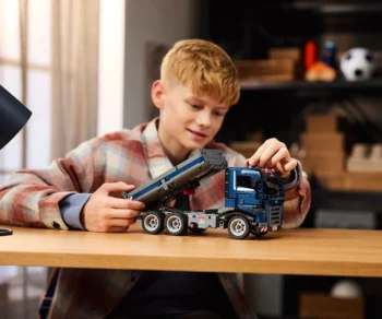 Детски комплект за игра LEGO® Technic 42203 – Самосвал с подвижно ремарке