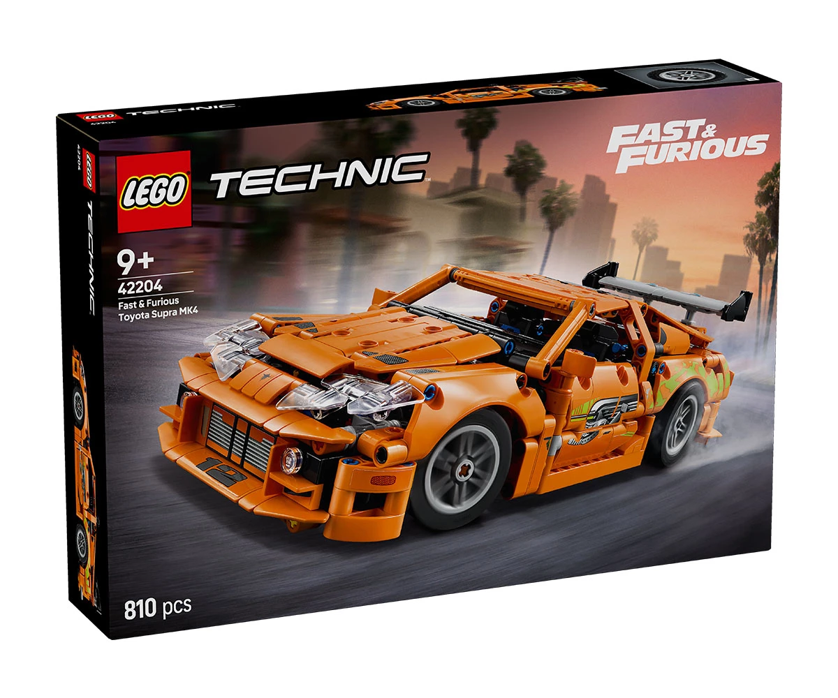 Детски комплект за игра LEGO® Technic 42204 - Fast and Furious Toyota Supra MK4 Конструктор ЛЕГО Technic 42204