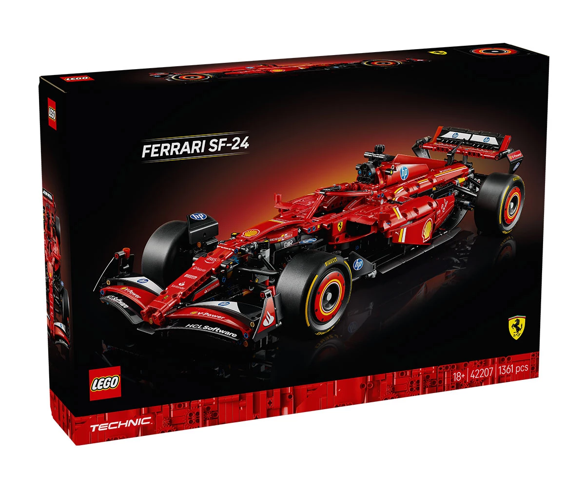Детски комплект за игра LEGO® Technic 42207 - F1 Кола Ferrari SF-24 Конструктор ЛЕГО Technic 42207