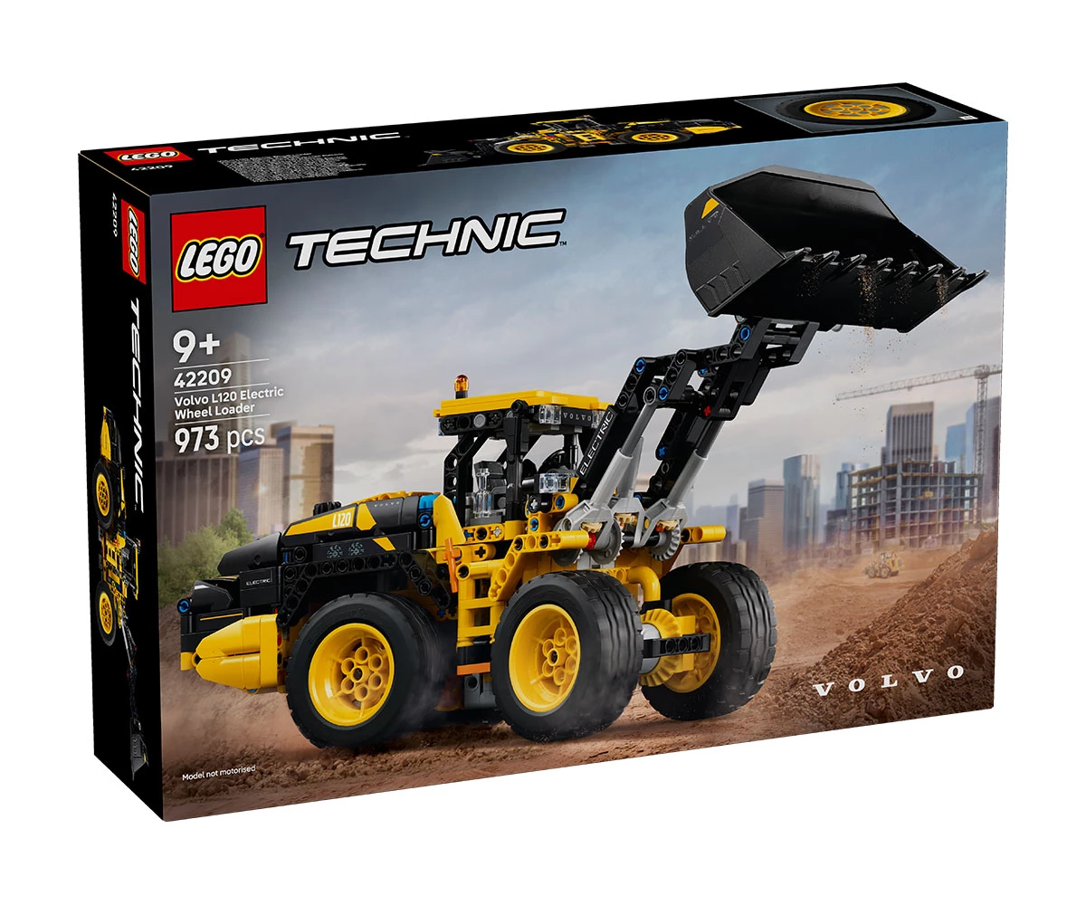 Детски комплект за игра LEGO® Technic 42209 - Колесен товарач Volvo L120 Electric LEGO® Technic 42209 - Volvo L120 Electric Wheel Loader