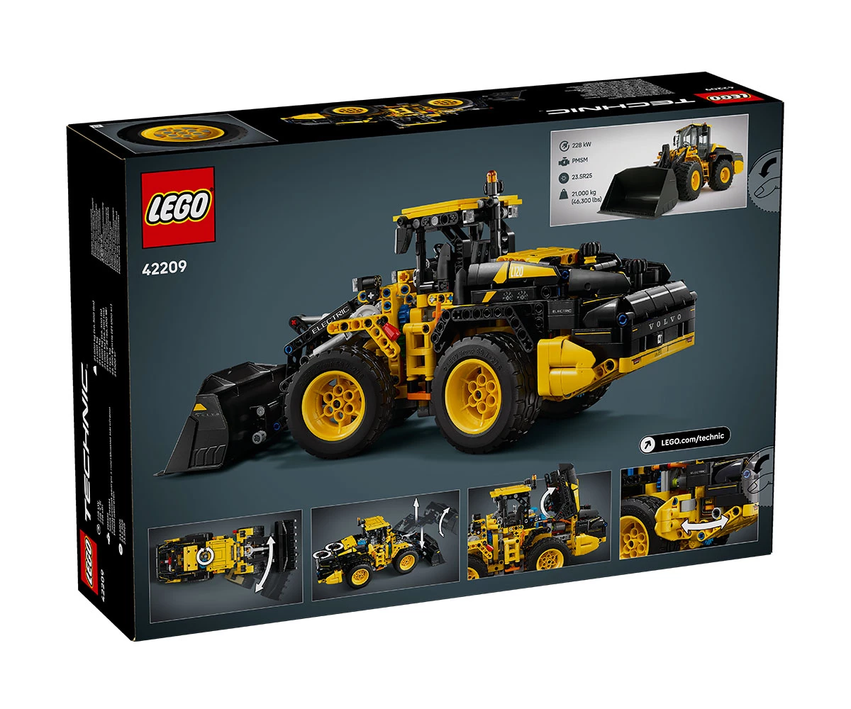 Детски комплект за игра LEGO® Technic 42209 - Колесен товарач Volvo L120 Electric thumb 2 LEGO® Technic 42209 - Volvo L120 Electric Wheel Loader thumb 2