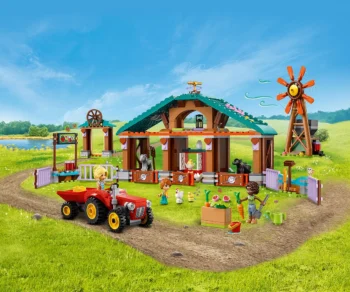 Детски комплект за игра LEGO® Friends 42617 – Ферма-убежище за животни