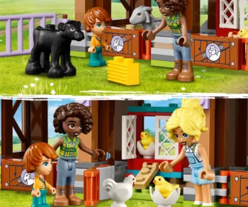 Детски комплект за игра LEGO® Friends 42617 – Ферма-убежище за животни