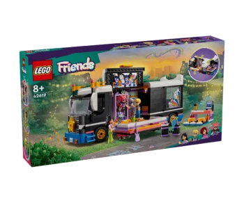 Детски комплект за игра LEGO® Friends 42619 – Бус за турне на поп звезди