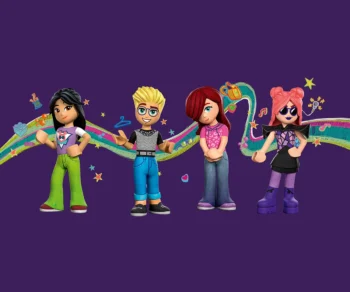 Детски комплект за игра LEGO® Friends 42619 – Бус за турне на поп звезди
