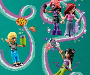 Детски комплект за игра LEGO® Friends 42619 – Бус за турне на поп звезди