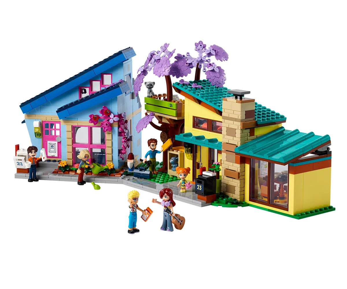 Детски комплект за игра LEGO® Friends 42620 - Семейните къщи на Оли и Пейсли thumb 3 Конструктор ЛЕГО Friends 42620 thumb 3