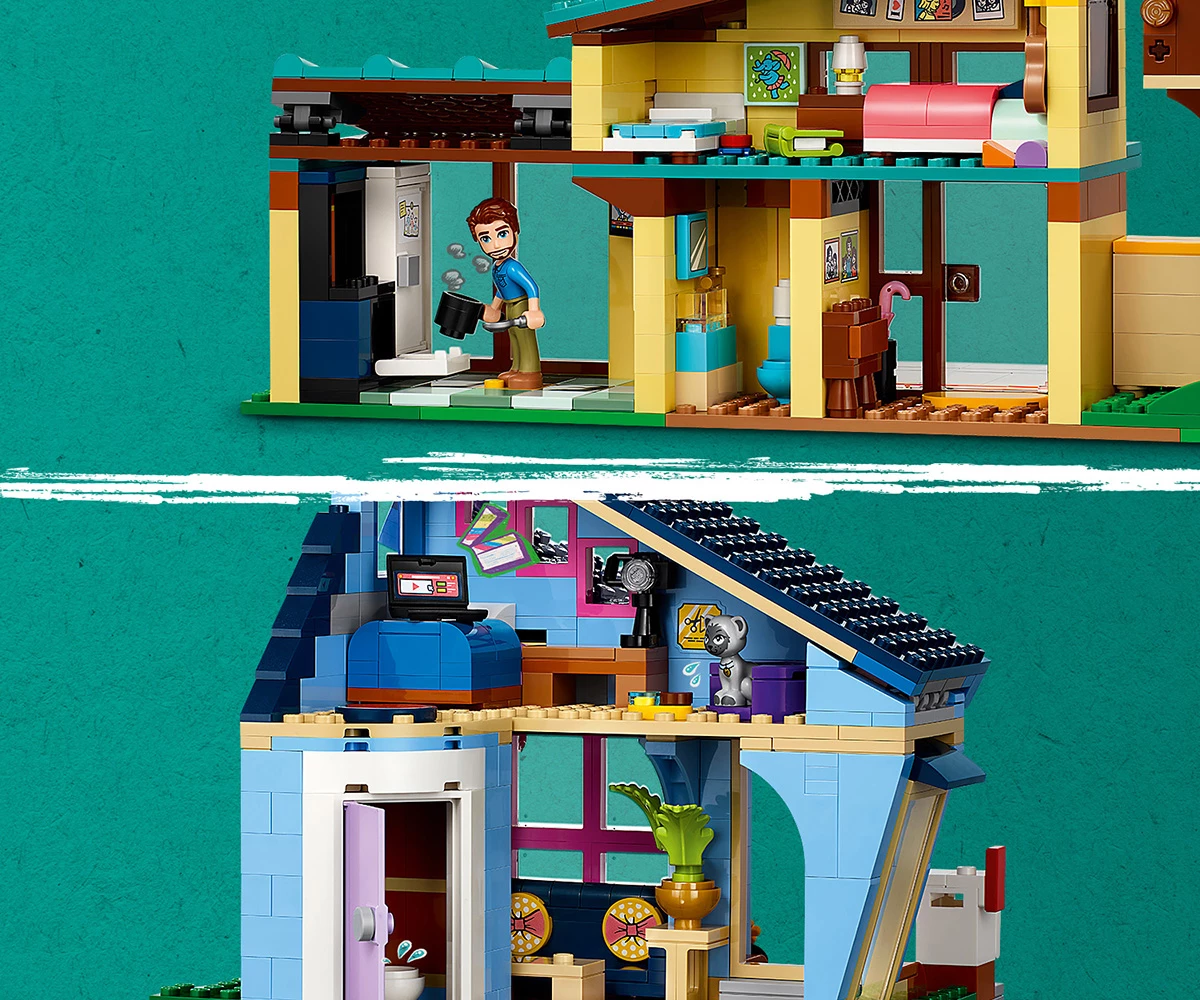 Детски комплект за игра LEGO® Friends 42620 - Семейните къщи на Оли и Пейсли thumb 14 Конструктор ЛЕГО Friends 42620 thumb 14