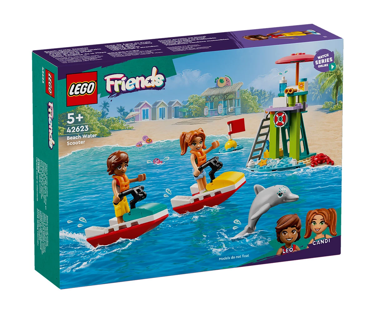 Детски комплект за игра LEGO® Friends 42623 - Плажен воден скутер Конструктор ЛЕГО Friends 42623