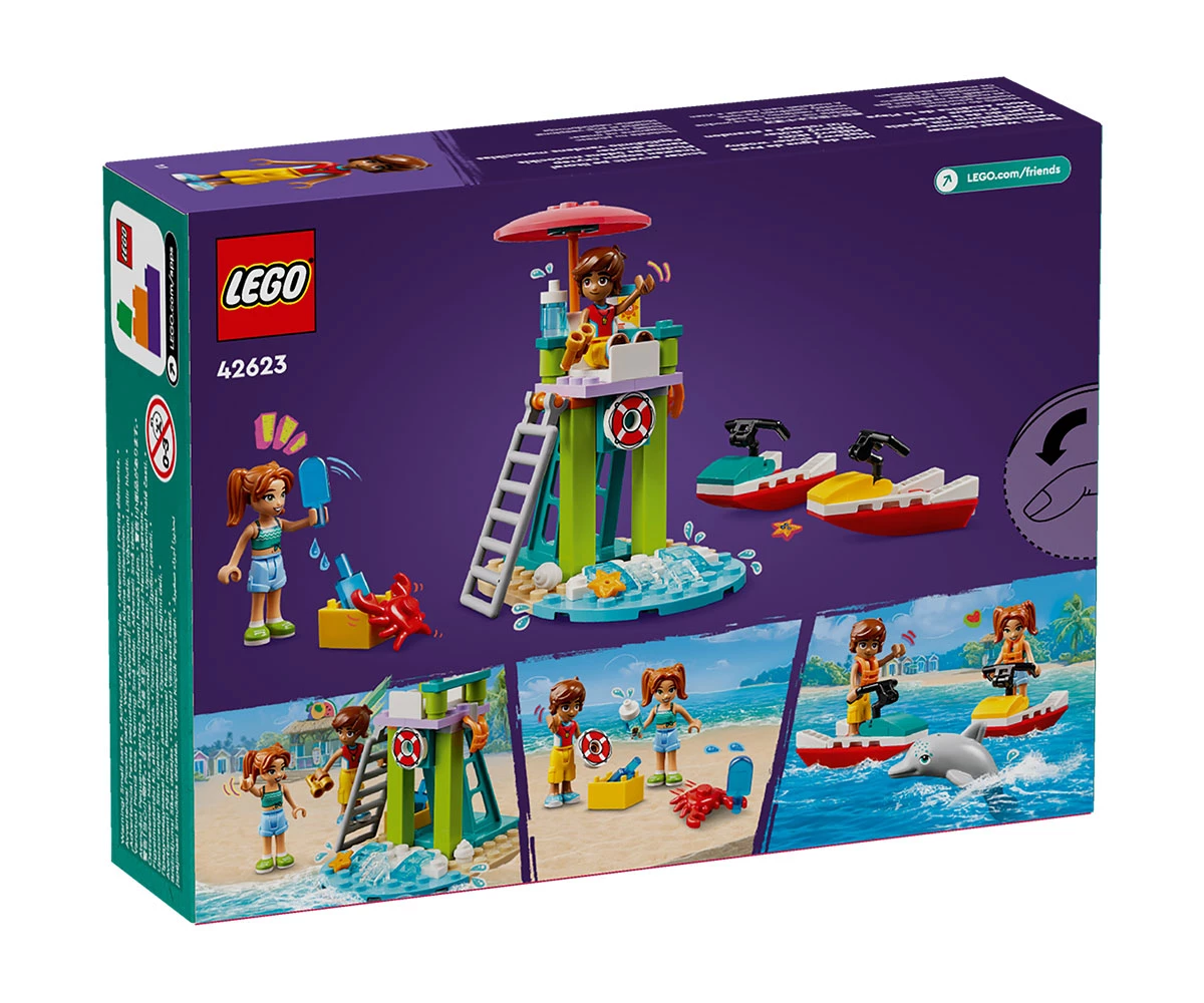 Детски комплект за игра LEGO® Friends 42623 - Плажен воден скутер thumb 2 Конструктор ЛЕГО Friends 42623 thumb 2