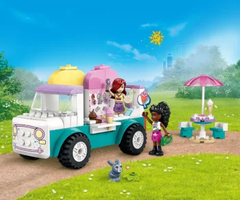 Детски комплект за игра LEGO® Friends 42644 – Камион за сладолед в Хартлейк Сити